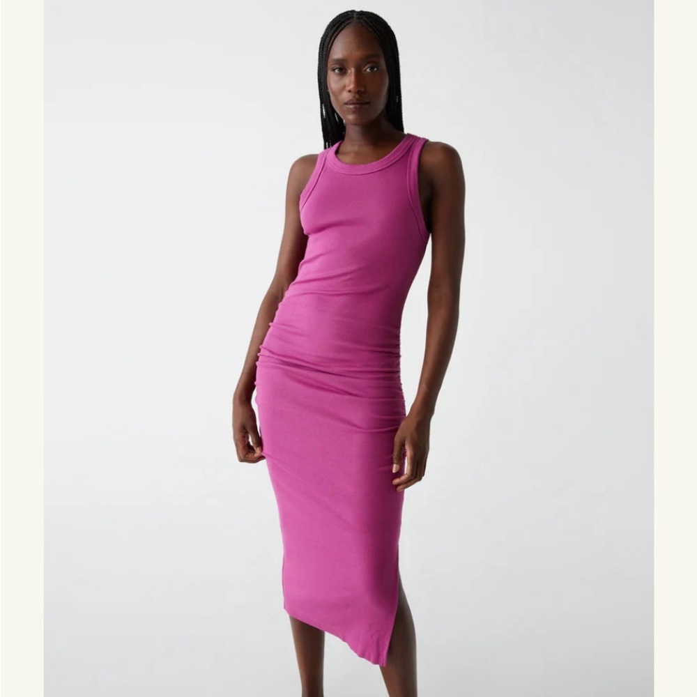 Micheal Stars| Body con Pink Sleeveless Dress